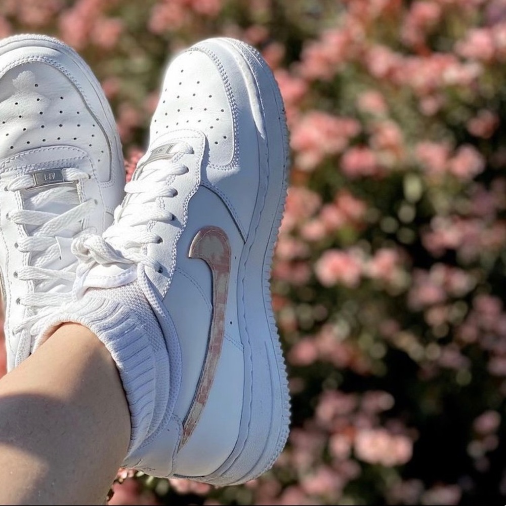 NIKE AIRFORCE 1 ONETWELVES WITH CUSTOM DIOR FABRIC